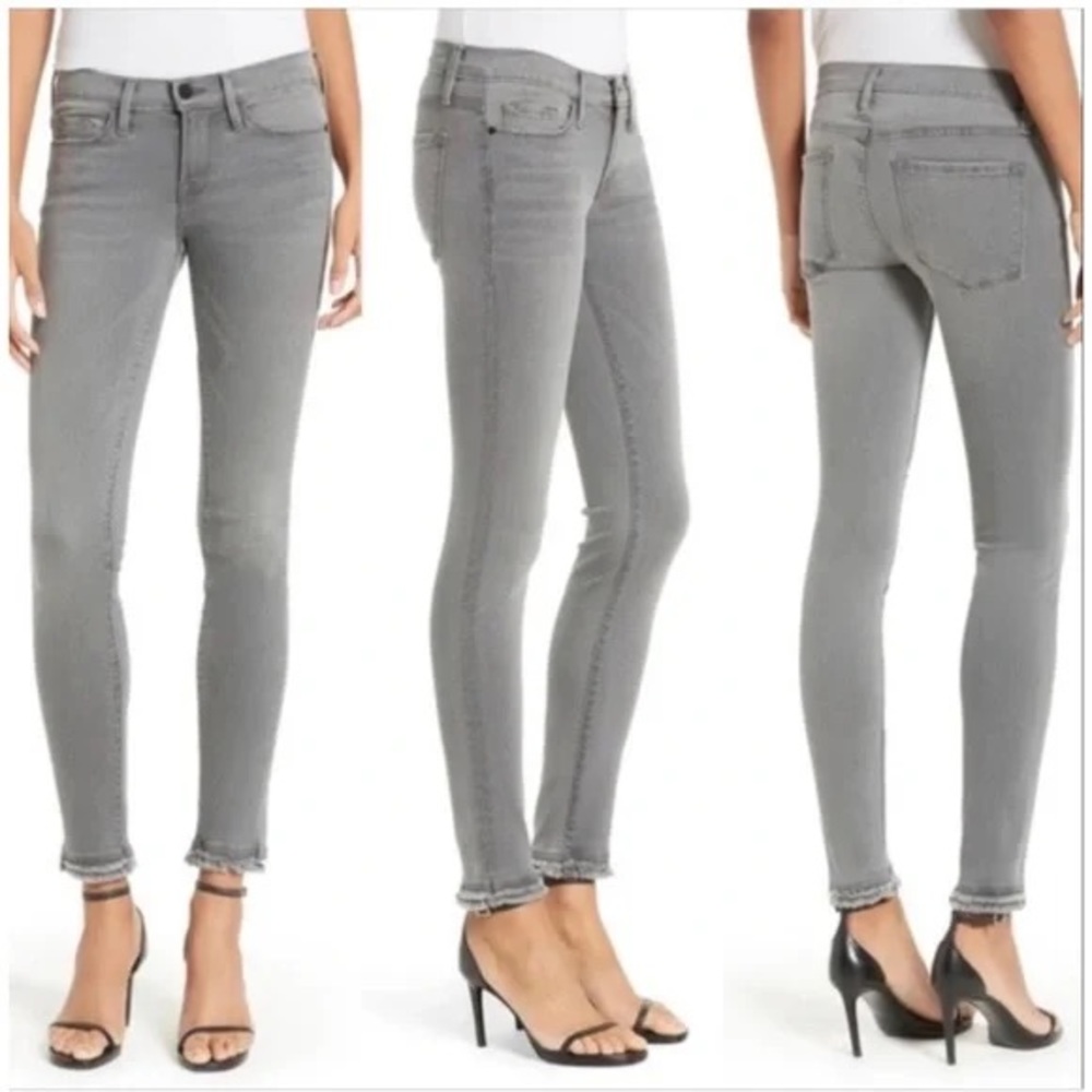 Frame Le Skinny De Jeanne Raw Hem Skinny jeans